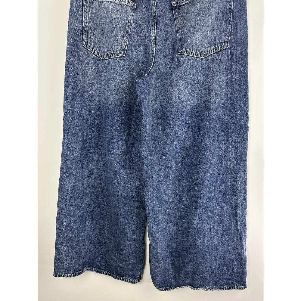 Gap Denim Baggy Wide Leg Dani Jeans 90's Grunge Women's 12/31s 12 31 Short 2025 - Picture 6 of 11